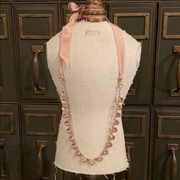 Champagne Crystal Necklace - Picture 1 of 4